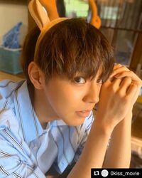 「やばいです…破壊力」片寄涼太、上目遣いのトナカイショットにファン興奮