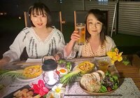 つちやかおり『今年初❗️テラスご飯✨』