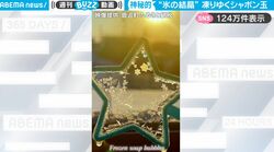 マイナス18℃の中でシャボン玉をしたら驚きの現象！じわじわと“氷の結晶”が万華鏡のように広がり…自然が作り出した神秘的な映像に反響