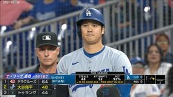 大谷翔平、2戦連発ならずも試合開始直後に49盗塁決め「48-49」　チームはホームラン3本で快勝