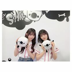 ラスアイ大森莉緒＆小澤愛実の“かわいい”野球ガール2ショットにファン歓喜