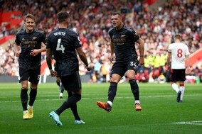 ジャカが2戦連発も…アーセナルはサウサンプトンと今季初のドロー、冨安健洋はフル出場