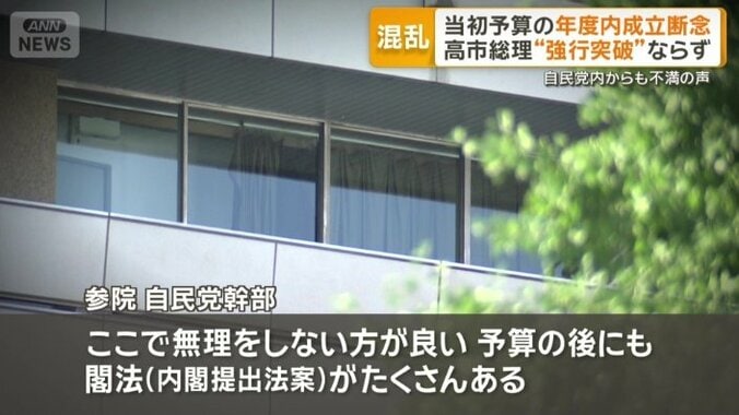 自民党幹部からは不満の声も