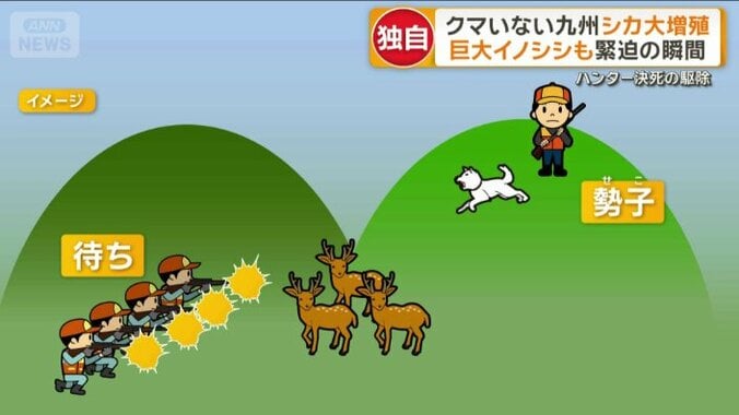 「巻狩り」という伝統的な狩猟