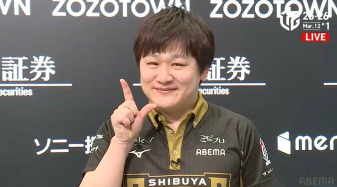 【写真・画像】多井隆晴、重たい試合を耐え忍んでオーラス見事な逆転劇！ボーダー争いはますます混沌「最後は優勝したい」/麻雀・Mリーグ　1枚目