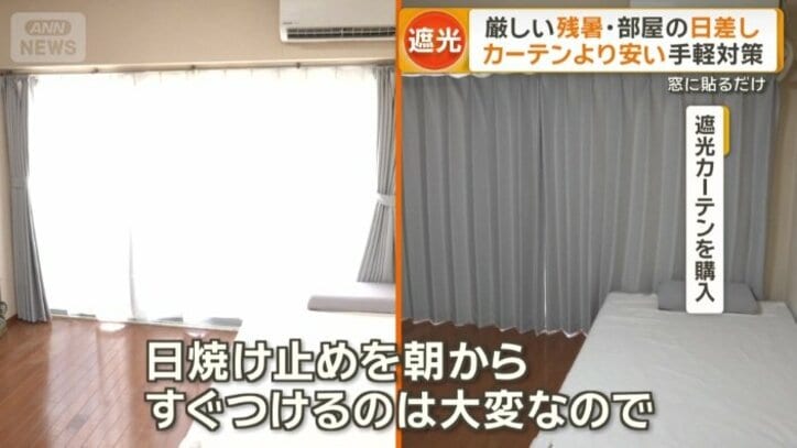 厚手の遮光カーテンを購入