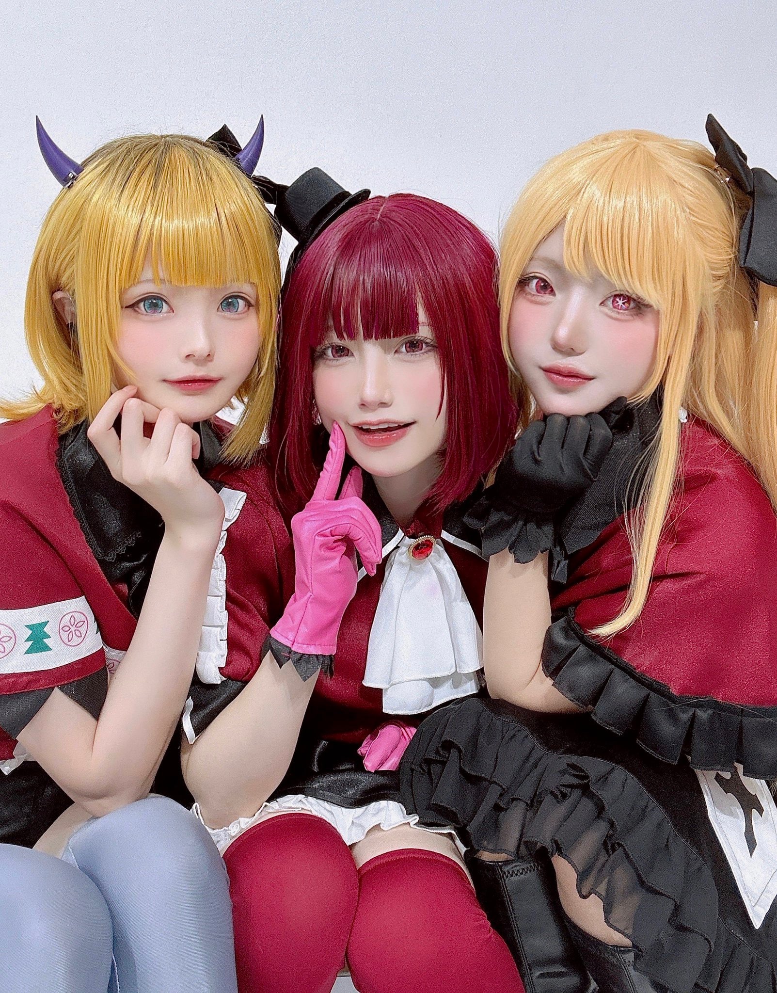 3人併せでこの完成度はヤバい「【推しの子】」新生B小町をコスプレイヤーたちが“完全実写化”「いつ3次元にいらしたんですか!!?」 | アニメニュース  | アニメフリークス