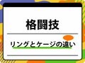 【格闘技】リングとケージの違いは?戦術への影響をRIZIN等で比較解説