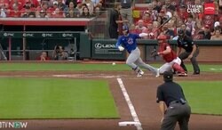 球場騒然！一体、何が起きた…！？ 鈴木誠也、超ミラクルを起こした…！？ ギリギリすぎる“神ヒット”が話題に「絶好調だな」「神ってるな」