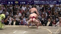 横綱の隙を見逃さなかった大栄翔、初金星で2勝目 鶴竜は連日の金星献上
