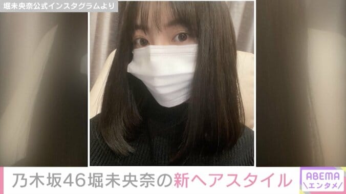 乃木坂46・堀未央奈、新ヘアスタイル披露 フォロワー45万人突破に喜び 1枚目