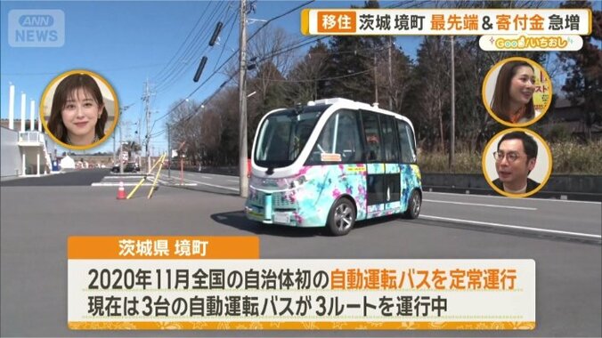 自動運転バスを定期運行