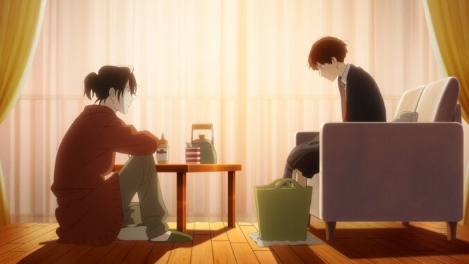 Asa et Makio commencent à ranger la maison des Takumi… Synopsis et visuels en avant-première de l'épisode 3 de l'anime « Journal with Witch » 5