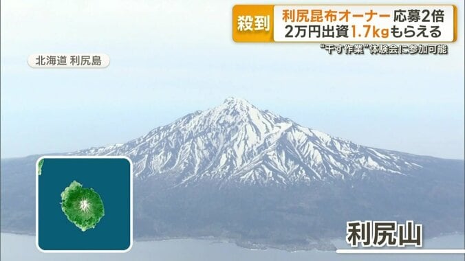 「利尻富士」と呼ばれる利尻山