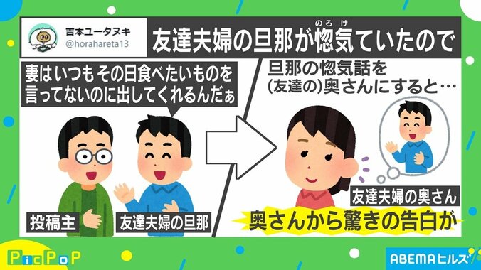 「言ってないのにその日食べたいものを出してくれる」 妻の“Twitter活用術”に反響 1枚目