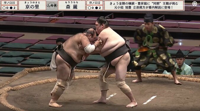 注目の序ノ口対決