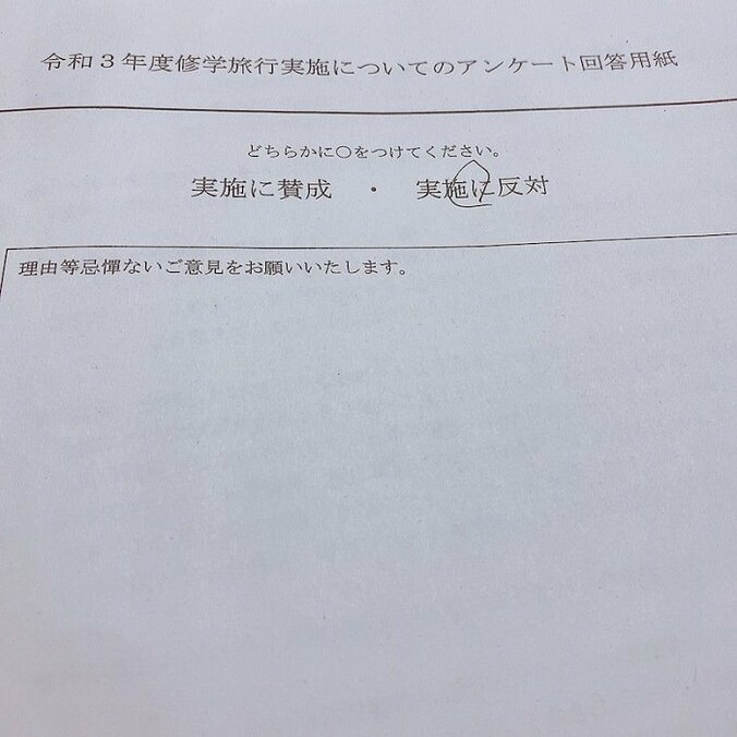 ギャルママ・日菜あこ、中学校からのプリントに困惑「回答に困る」 1枚目