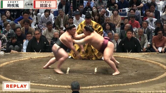 「本物だ」「さすがの貫禄」大相撲千秋楽、親方の背後に“大物政治家”が鎮座「また同じ色(笑)」驚きの声 4枚目