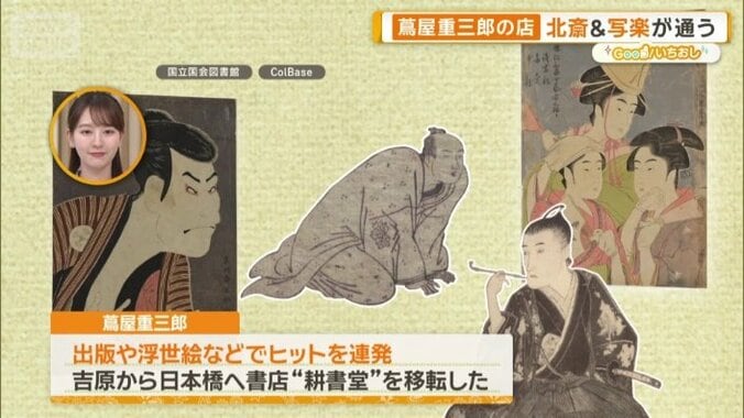 出版や浮世絵などでヒットを連発
