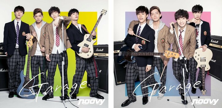 イケメン台湾ボーイズバンド“noovy”、日本メジャーデビューSGのジャケ写＆アー写を公開