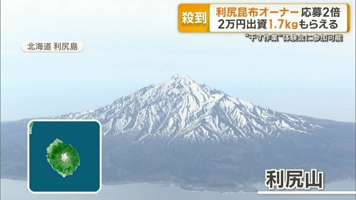 「利尻富士」と呼ばれる利尻山