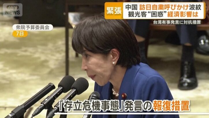 「存立危機事態」発言の報復措置