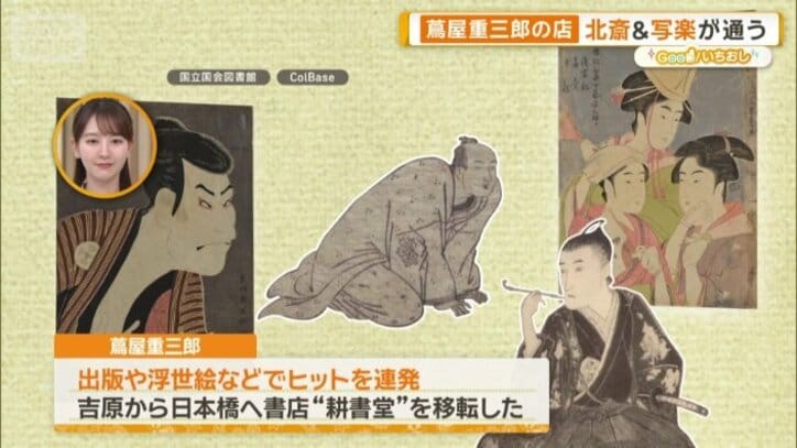 出版や浮世絵などでヒットを連発