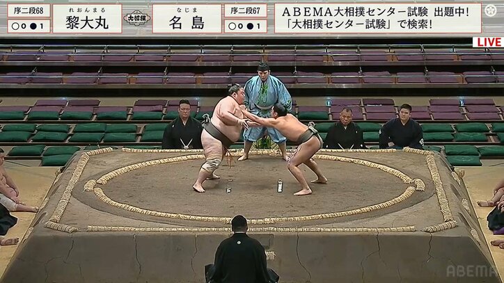 これが体重無差別級・大相撲の世界 体重2倍・体の厚みは3倍の相手と戦う17歳の九州男児に声援