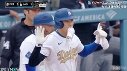 大谷翔平、本拠地開幕戦で2戦連発2号ソロなど4打数2安打！ ドジャースは1点差で逃げ切り開幕3連勝