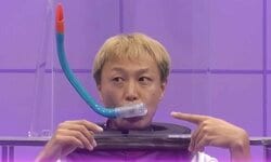 お見送り芸人しんいち、小豆で生き埋めになり悶絶「なにも聞こえへん！耳にも鼻にも入ってる！」