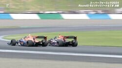 「惑わせにきましたね」22歳F1候補生の“変幻自在”オーバーテイクが話題に！ アウトに振ってインから一閃「あえて行かせた」解説者も絶賛