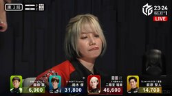 三色がよかったのになぁ…手役派の人気女流雀士、イメージと違うツモで口が無念の“への字”／麻雀・Mリーグ