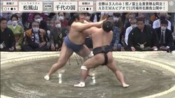 「お客様 大丈夫ですか？」気迫あふれるつっぱり相撲で力士が客席に飛び込み相撲ファンもひやひや