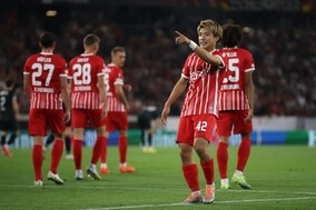 堂安律、得意の左足で今季公式戦4得点目！　フライブルクはEL白星スタートに