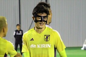 “バットマン”で初練習の谷口彰悟、やりづらさ認めるも「鼻がどうなろうとチャンスあれば」