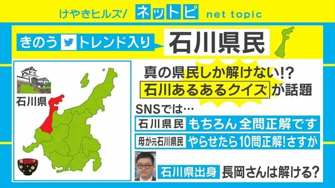 「気の毒なー」ってどういう意味？ 県民にも難問な「石川あるあるクイズ」が話題 1枚目