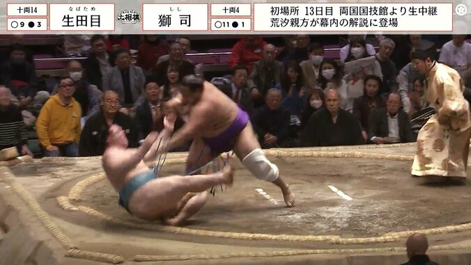 強烈な攻めを見せた生田目