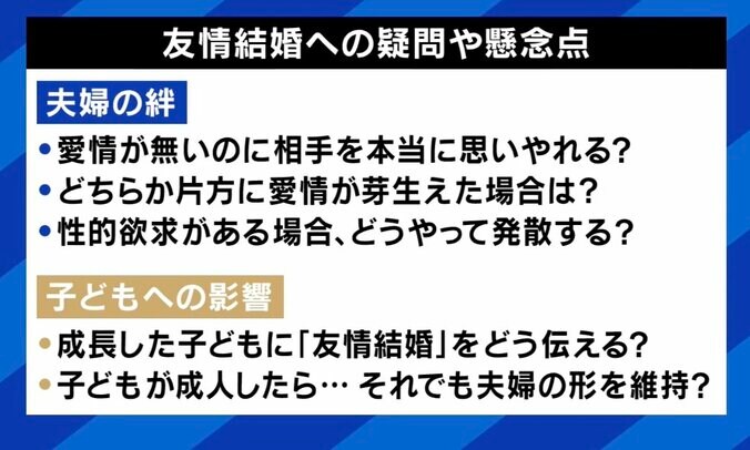“友情結婚”への疑問や懸念点
