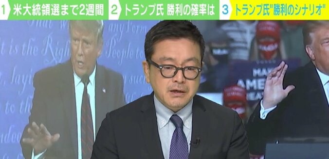 逆転確率は30％？ 劣勢トランプ氏の“勝利シナリオ” 不正捜査を命じる可能性も 4枚目