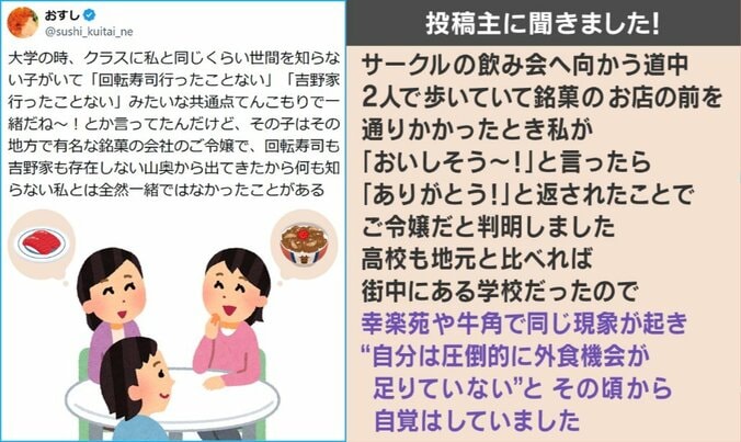 外食経験なしで“意気投合”