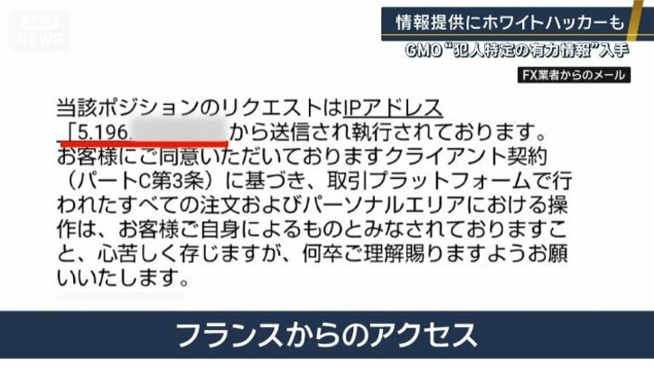 フランスからのアクセス