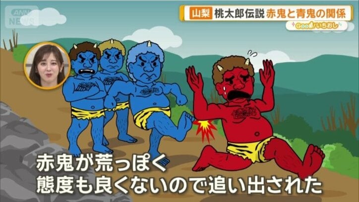 赤鬼と青鬼の関係