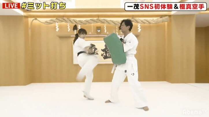 稲垣吾郎、女性空手家のハードな攻撃受け悶絶「うああ！ おああ！」