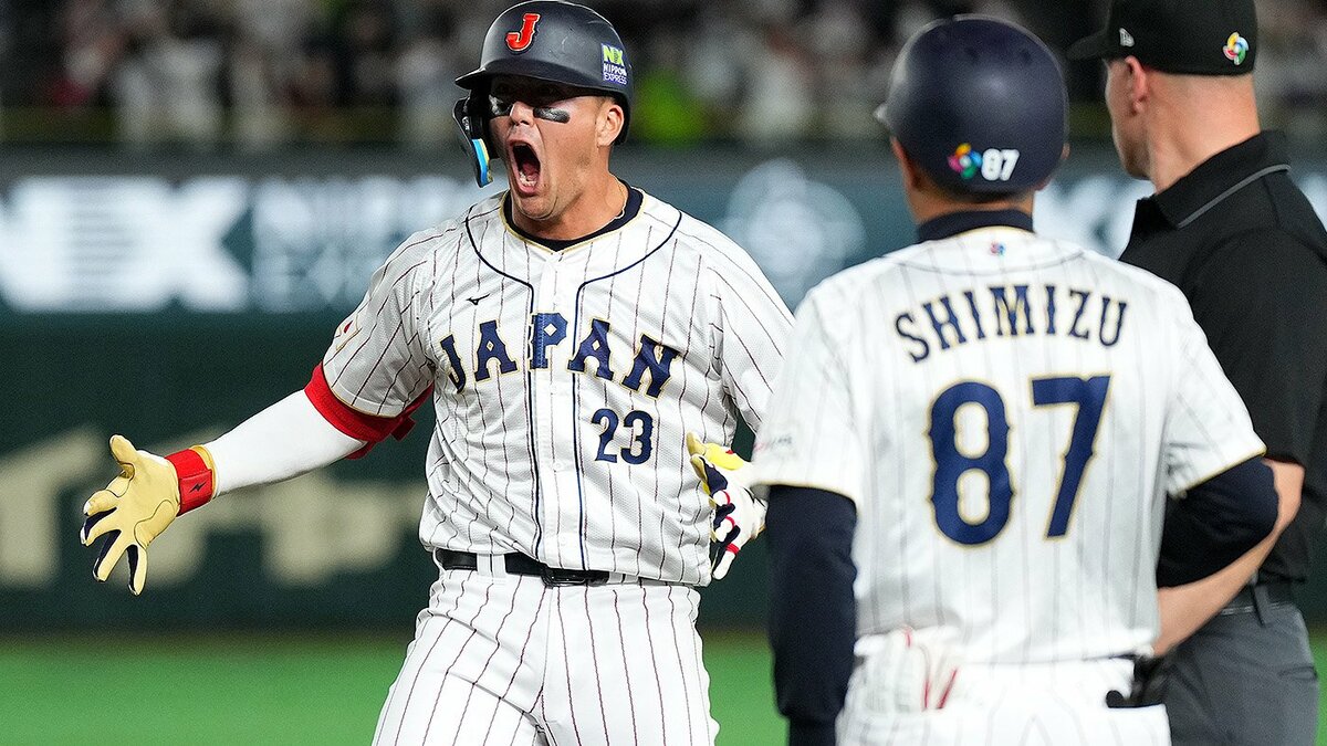 ヌートバー、侍ジャパンの悪い流れ変える一打＆絶叫ホームインに
