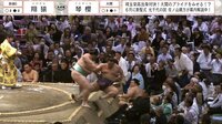 【映像】力士の巨体が「超スロー」で落下する珍現象