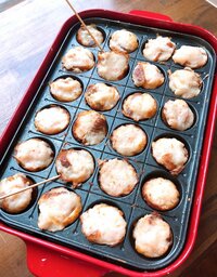 みきママ『たこ焼き器で作る！ひとくちえびパンのレシピです！』