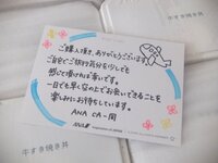 クリス松村『愛のメッセージ機内食』