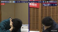 【動画】リンクするように“相かしげ”した藤井棋聖と永瀬王座