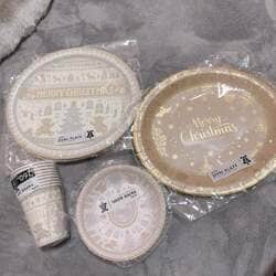 「雰囲気変えれて可愛い」元ギャルママモデル、購入したクリスマス用の皿を紹介