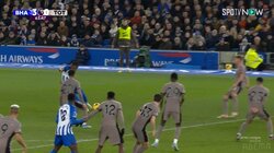 「やばい！お帰り！」三笘薫の相棒が怪我からの復帰戦で超絶ゴラッソを叩き込んだ瞬間！揺れて、落ちる無回転弾炸裂に「ご飯100杯食える！」「これで三笘が帰ってくれば」